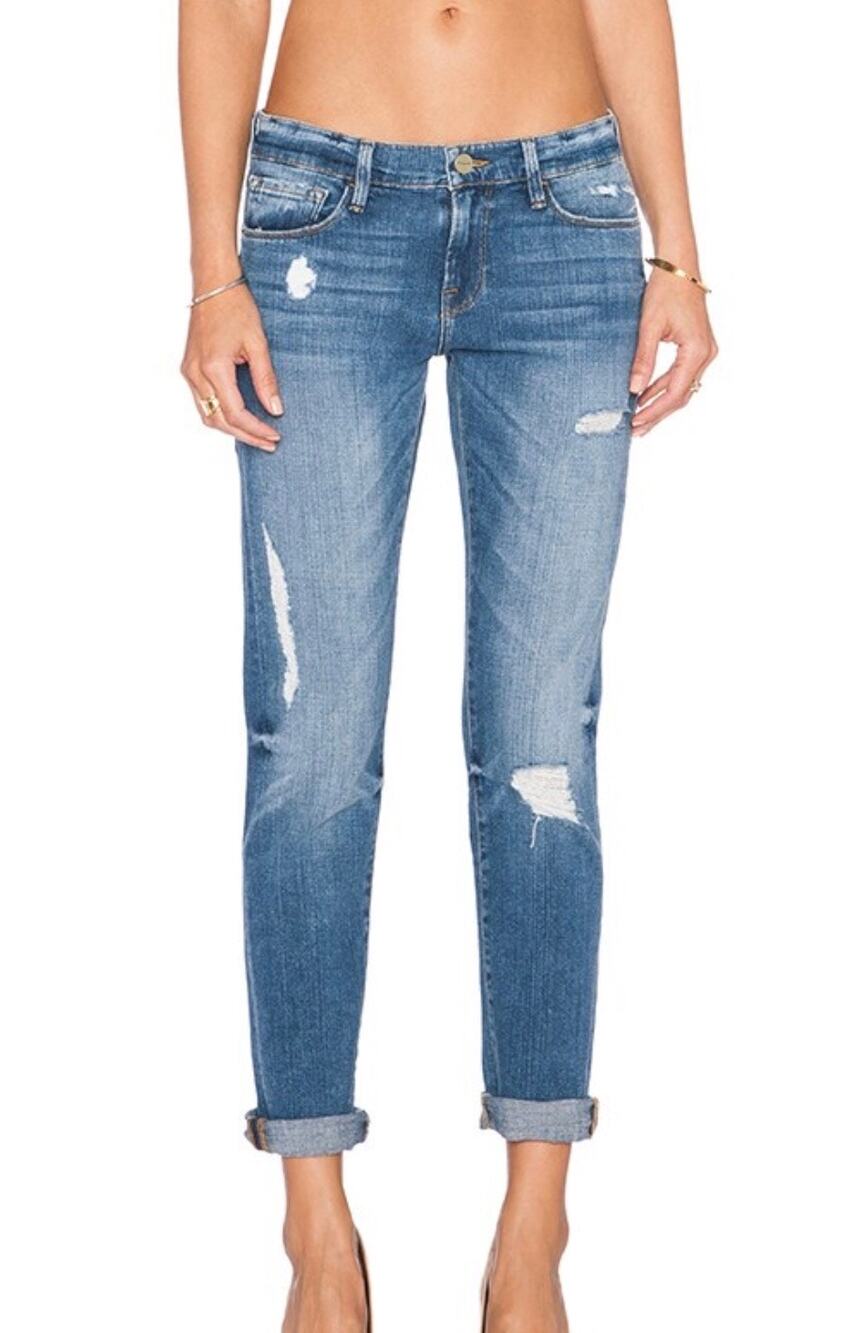 FRAME Denim - Le Garçon in Amherst / size 25